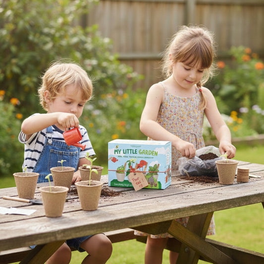 Coffret jardinage enfant kit ludique à faire pousser